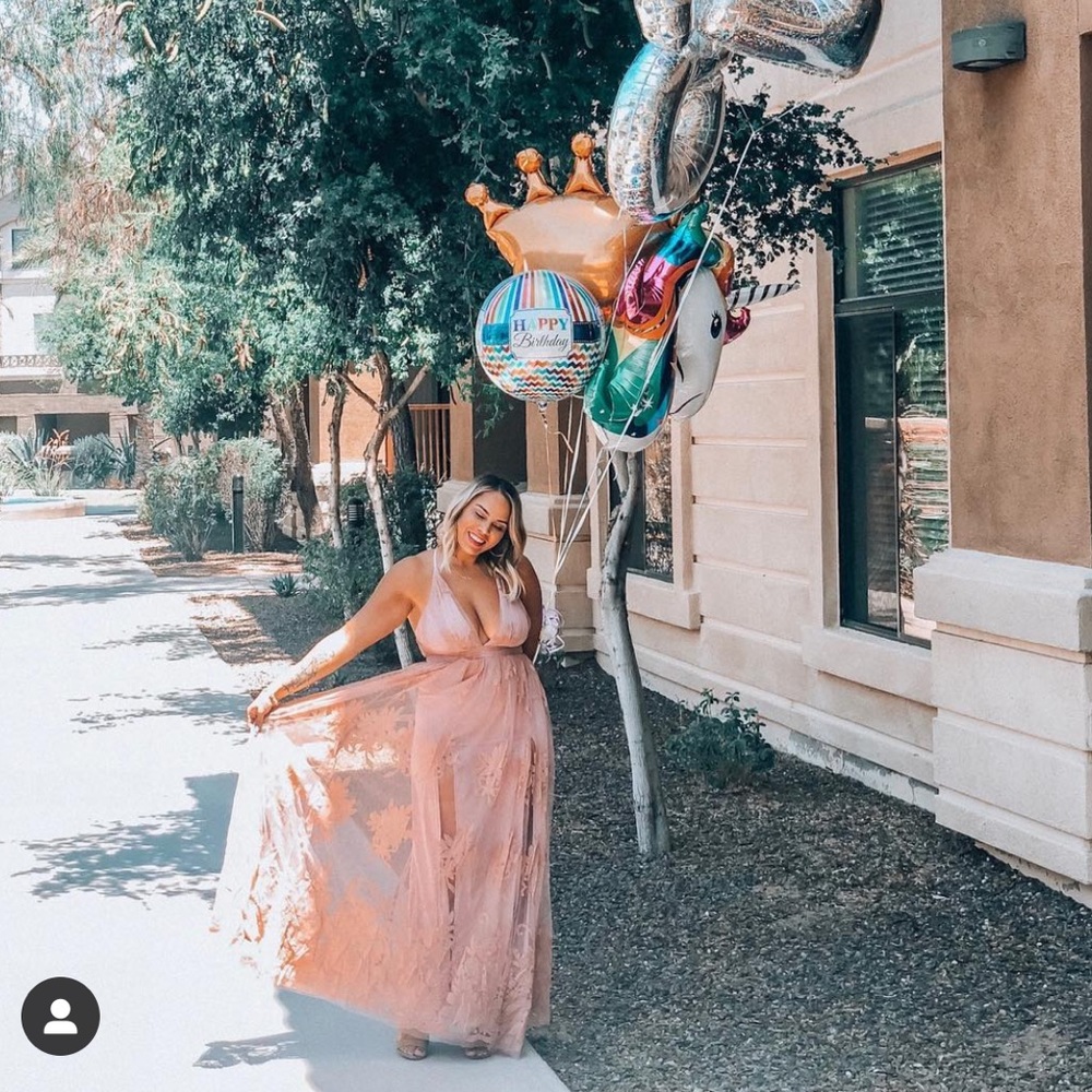Vici maxi floral dress